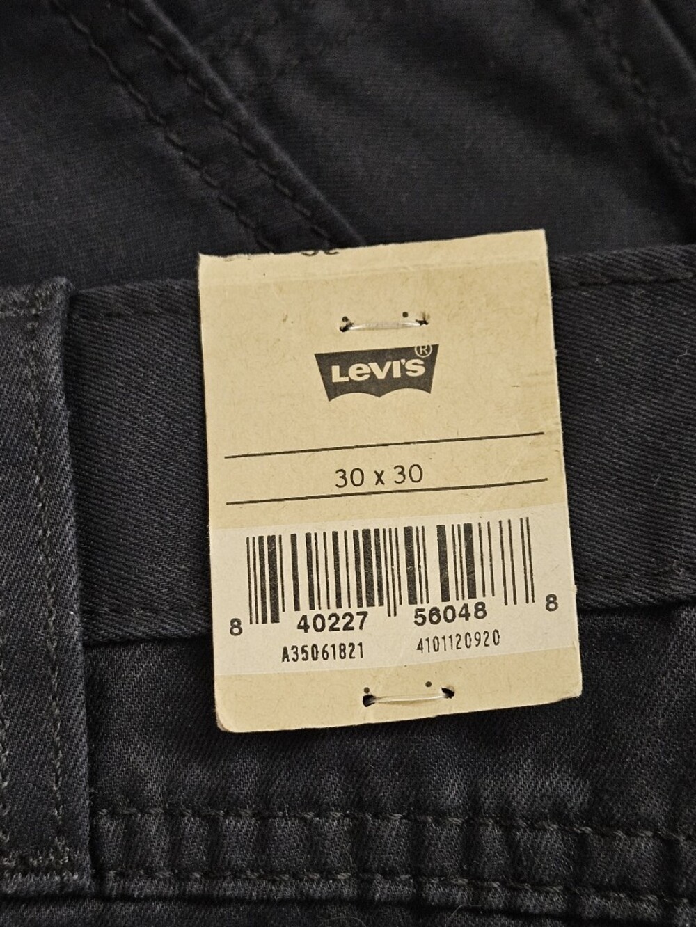 Levi's High Waisted Mom Jeans in Black Cotton and Hemp Size 30 NWT - Picture 7 of 13